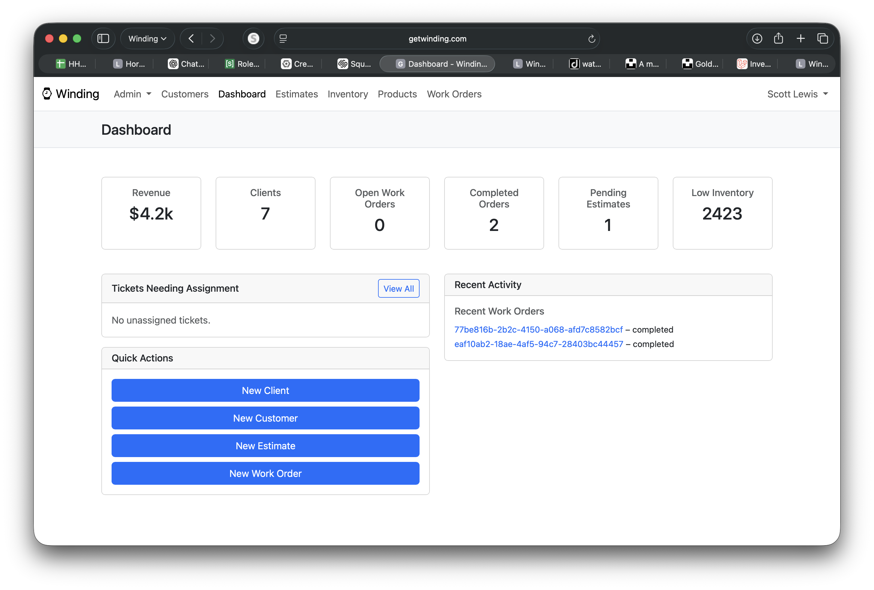 Centralized Ticket Management Dashboard
